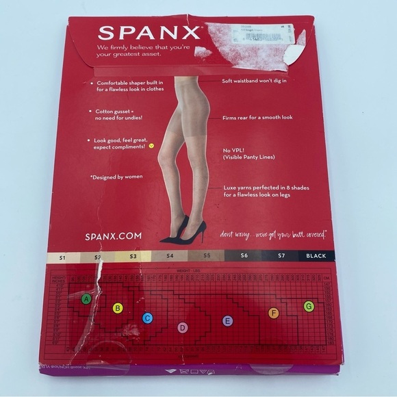 Spanx Sheers Firm Believer B Shade 6 New in Package - Picture 2 of 4